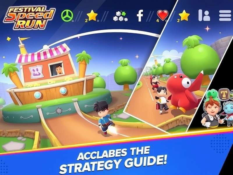 Festival Speed Run Game Screenshot